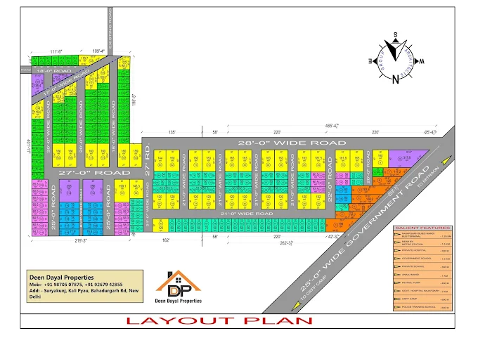 Layout Plan – Bahadurgarh Road